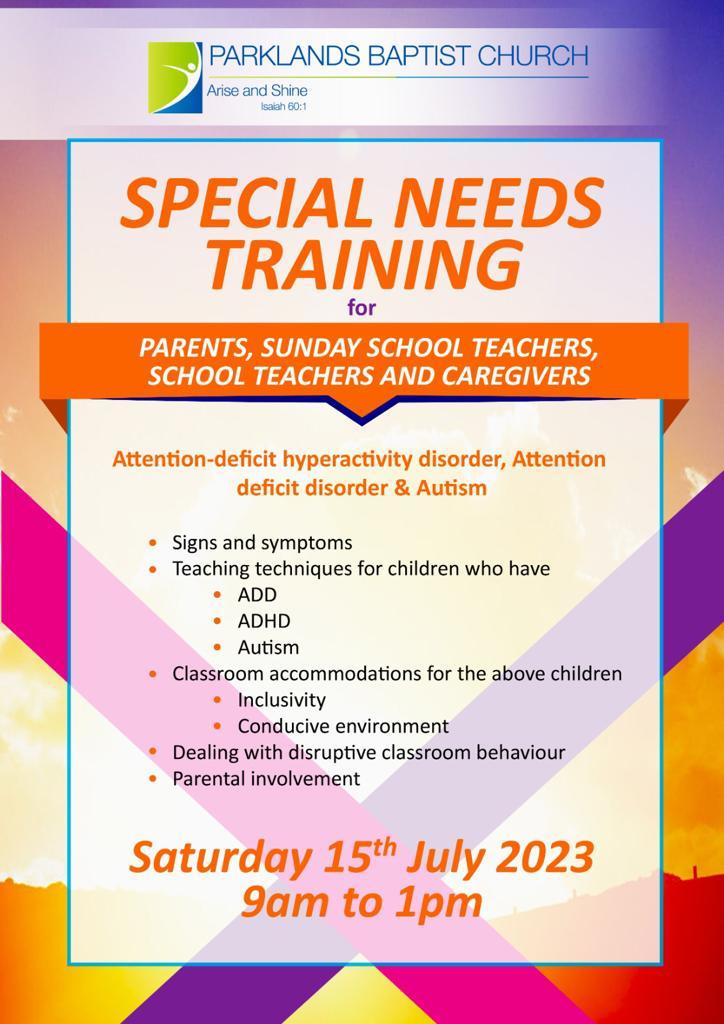 About Bloom - Special Needs Training Banner